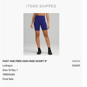 Lululemon Biker Shorts